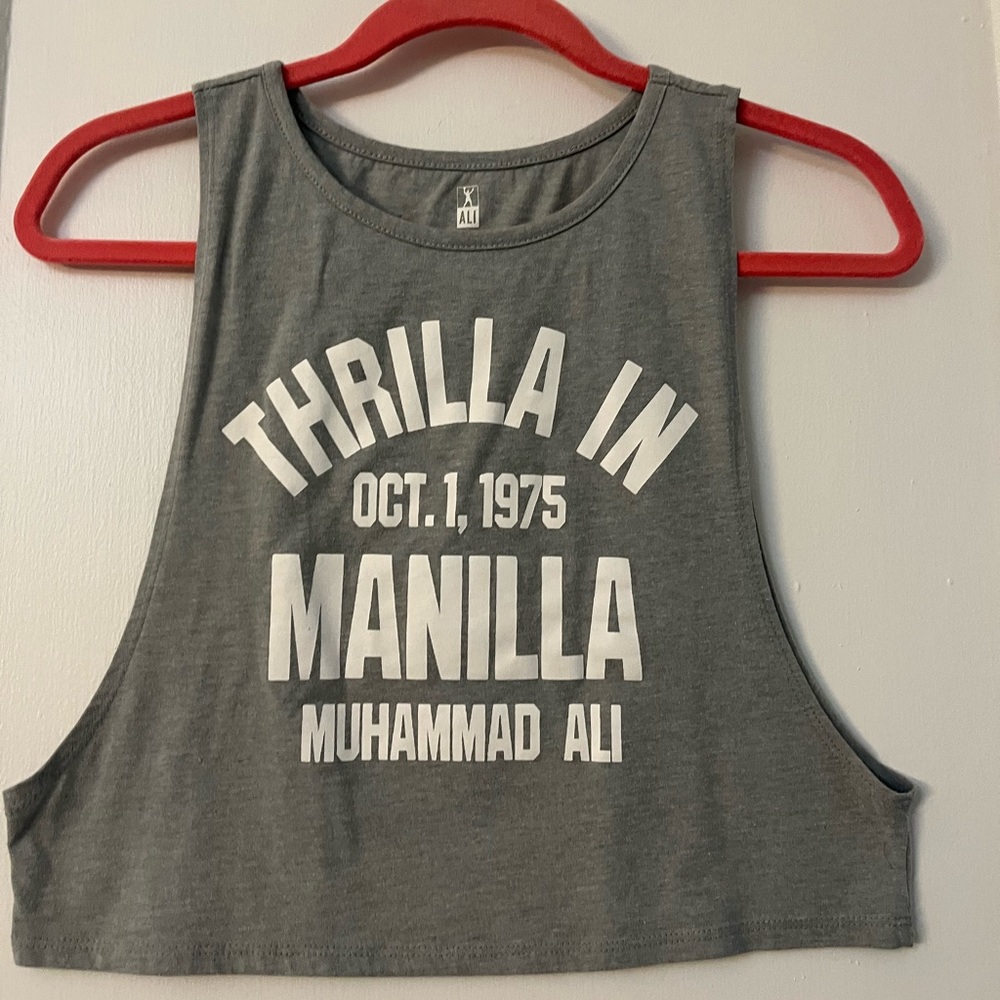 Gray Muscle Tee